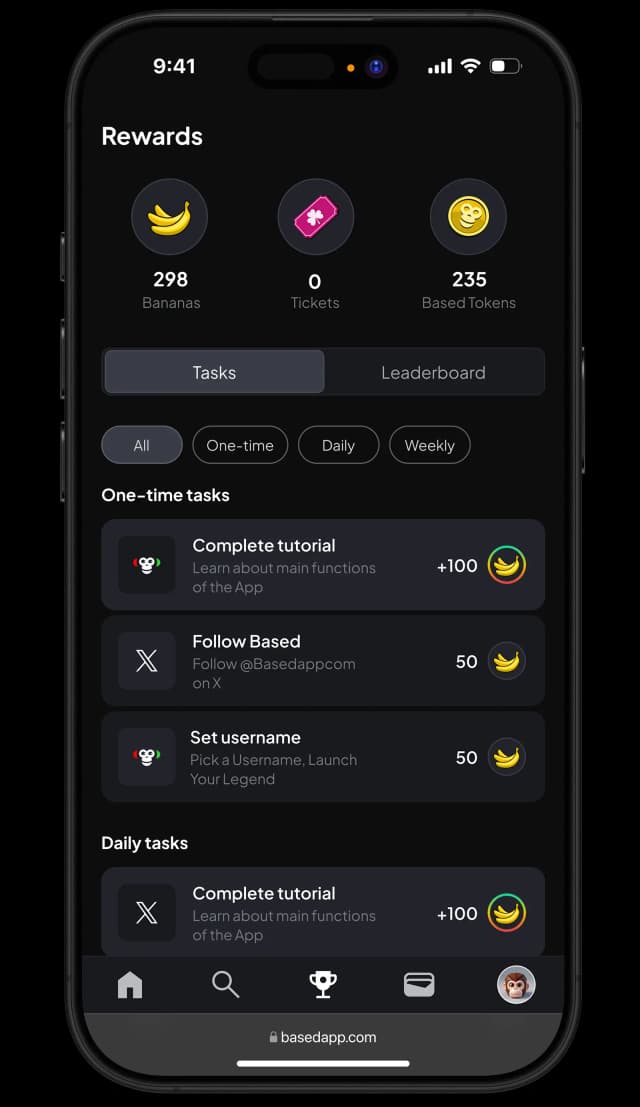 Tasks and Rewards